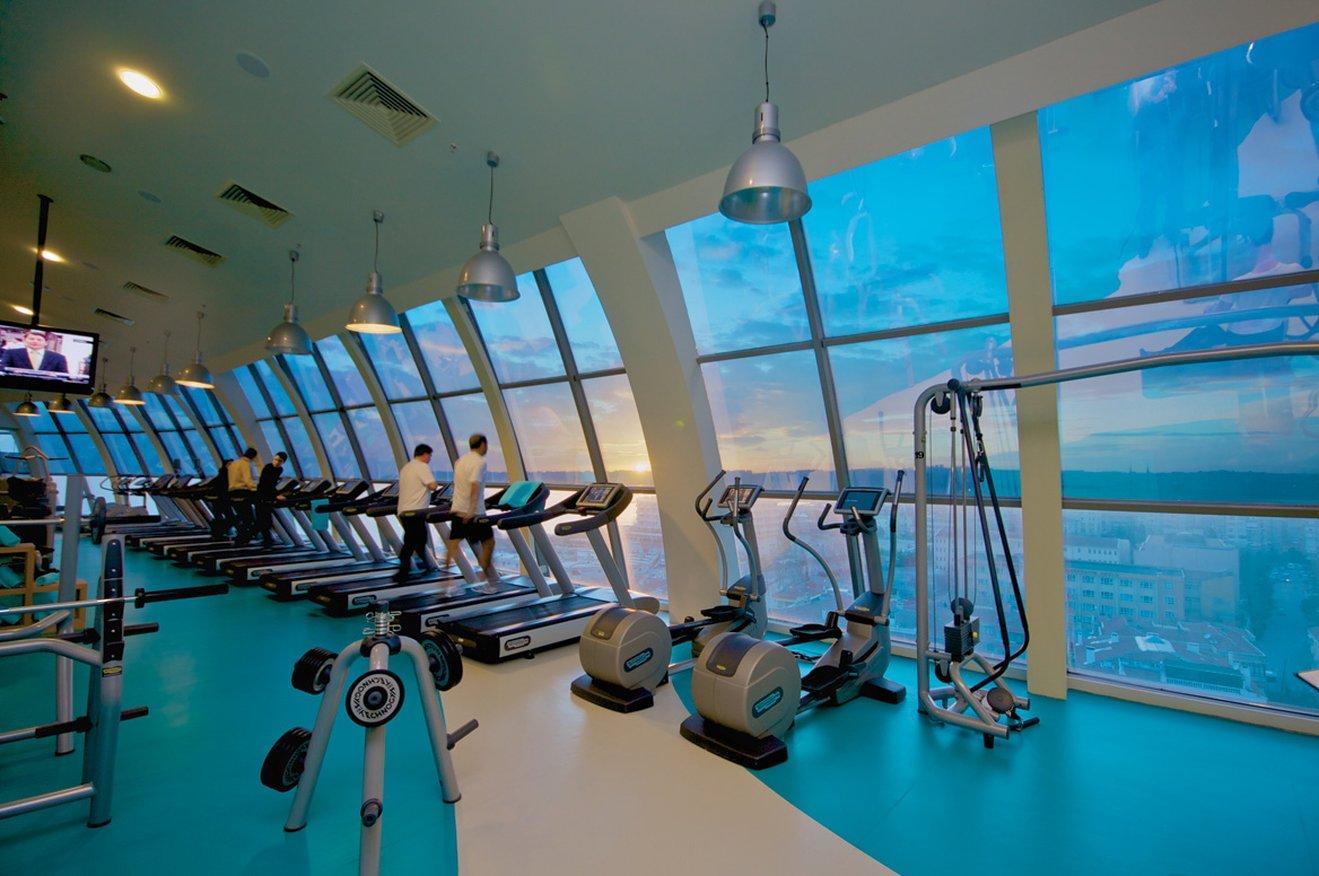 Eser Premium Hotel & Spa Büyükçekmece Tiện nghi bức ảnh The gym at the 88th floor